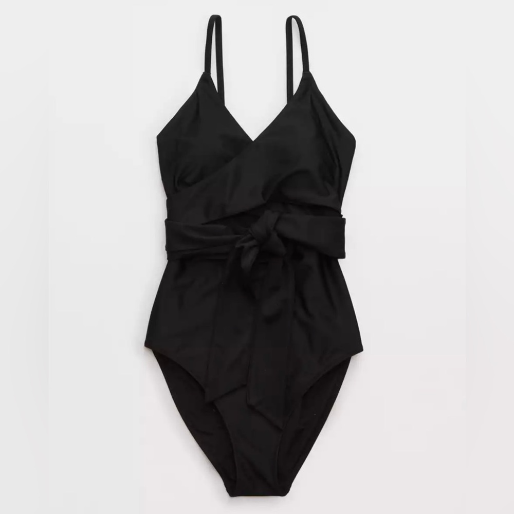 Aerie Wrap One-Piece Swimsuit, New w/ tags, Small - Long